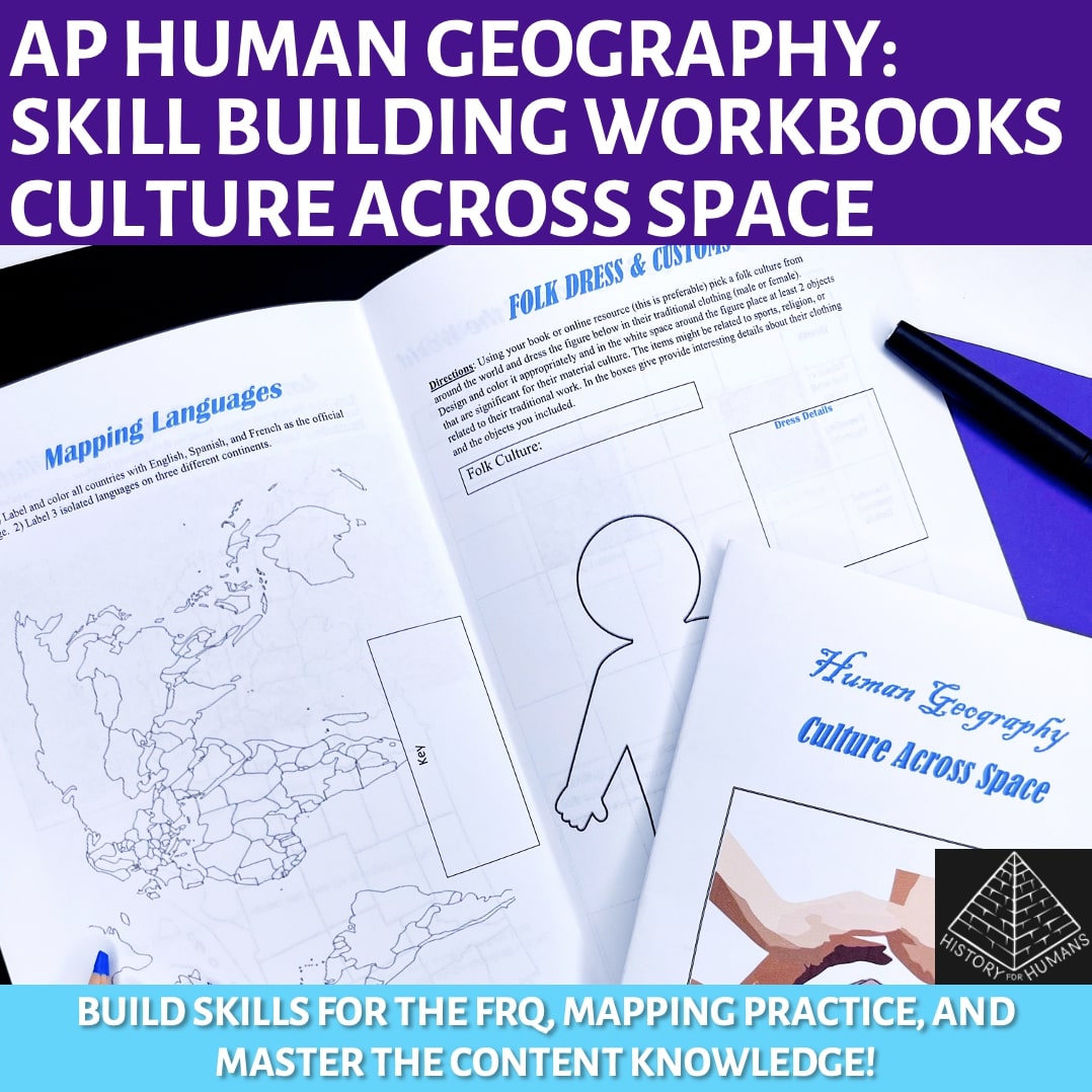 AP Human Geography Workbook Unit 3 Culture Across Space History For