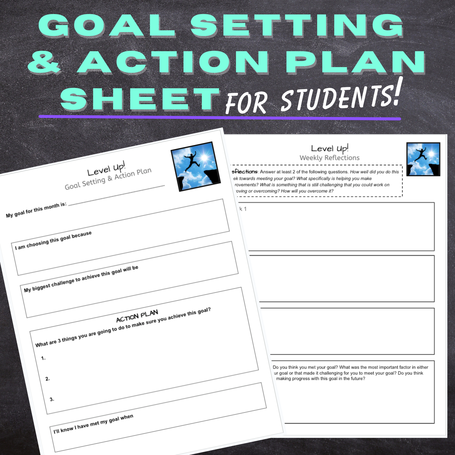 Set A Plan Student GOAL Setting & Action Plan Sheet 🎯 – History For Humans