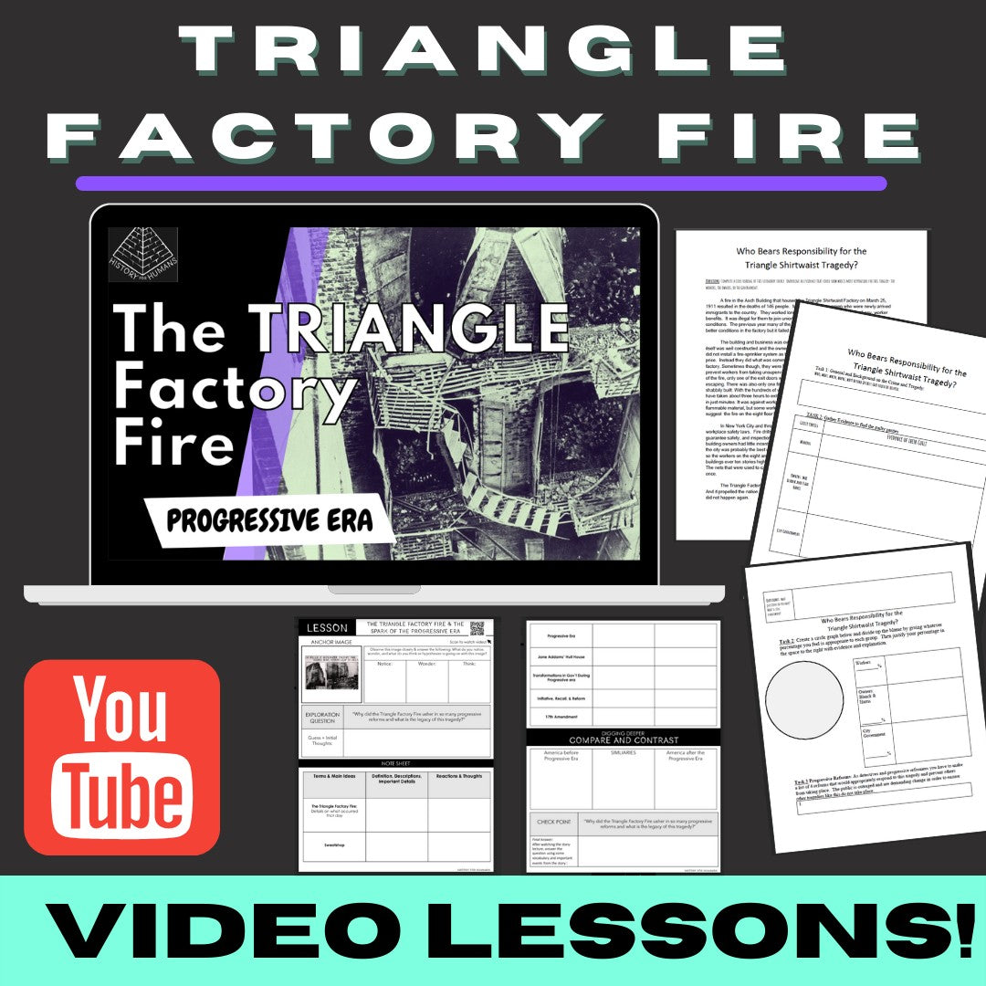 🇺🇸📚 ️ The Triangle Factory Fire Video & Lesson – History For Humans