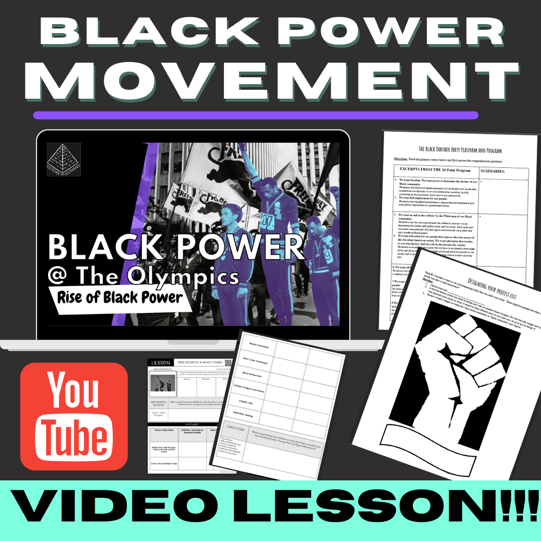 black power movement lesson plan