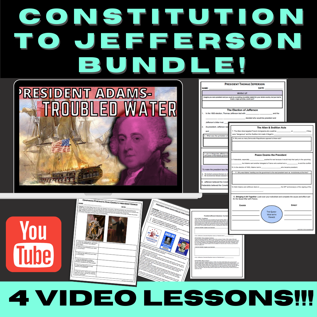 The Early Republic Lesson Plans