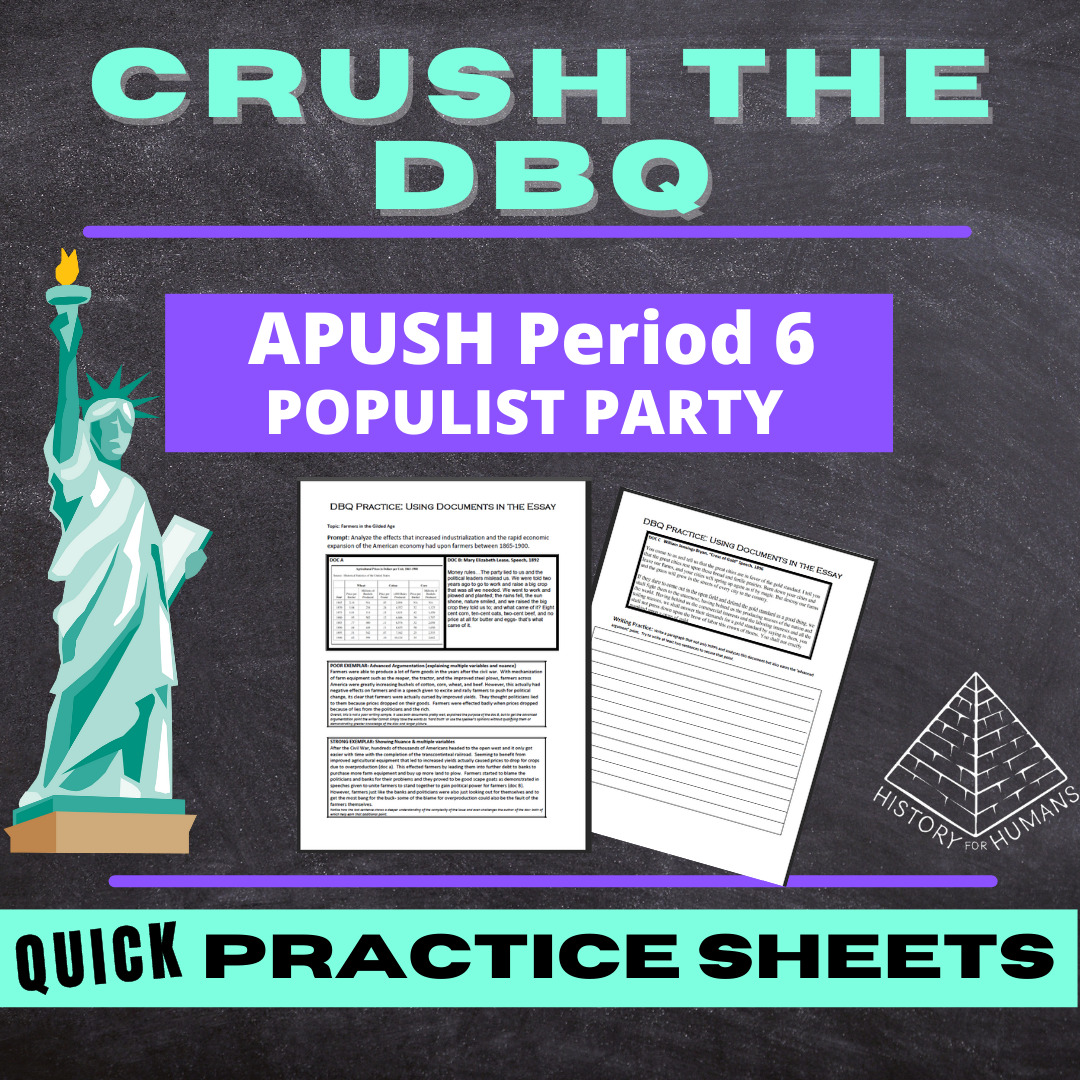 How to write the dbq for apush