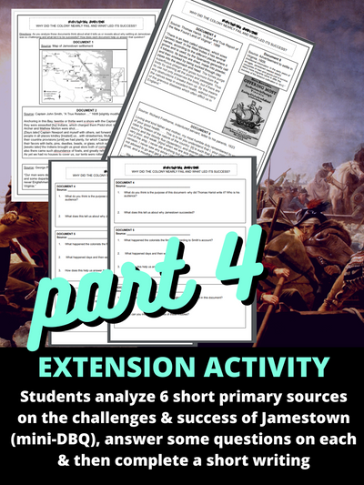 jamestown activity for students