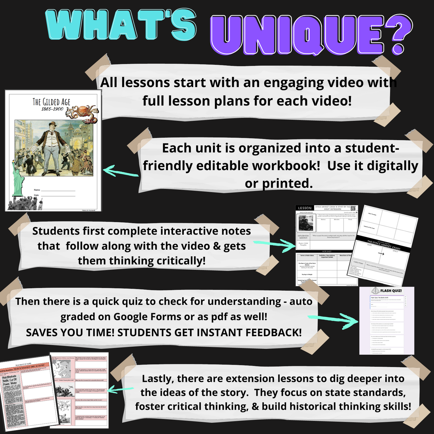 🇺🇸 ️📚 Full Year US History Video Curriculum – History For Humans